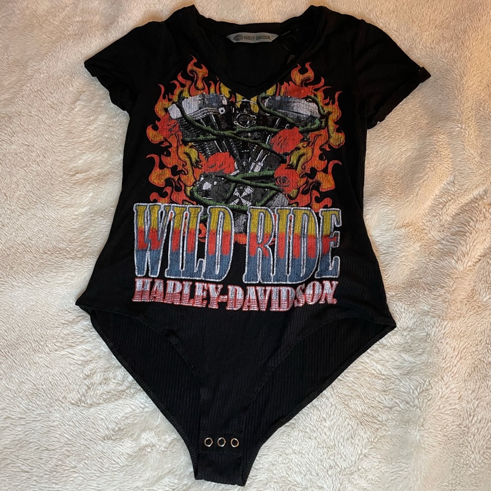 Harley Davidson Graphic Bodysuit